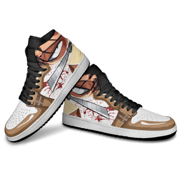 Baskets montantes Air Jordan Levi Ackerman – Chaussures montantes L’Attaque des Titans – Image 3