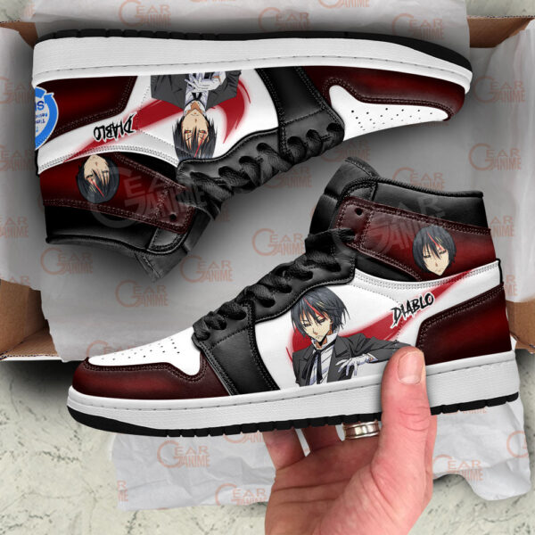 Baskets montantes Air Jordan Diablo – Chaussures montantes Moi, quand je me réincarne en Slime – Image 4