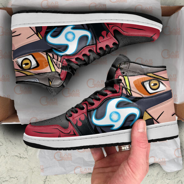 Baskets montantes Air Jordan Naruto Sage – Chaussures montantes Naruto – Image 4