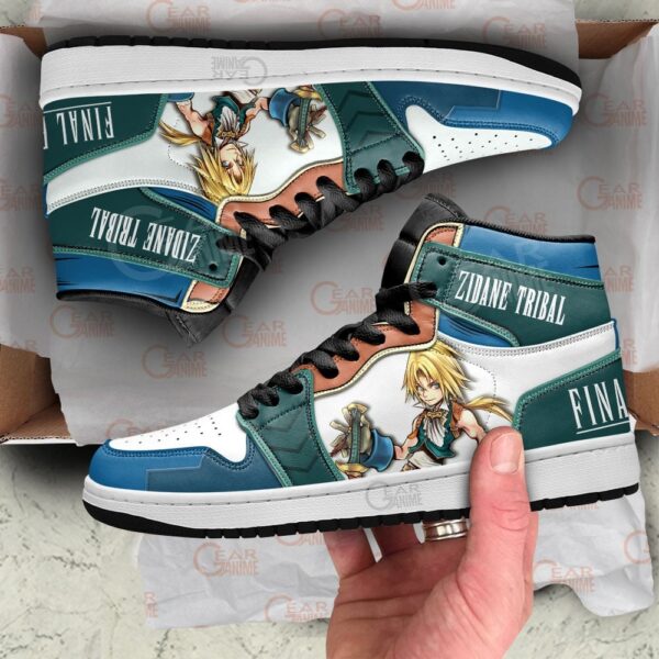Baskets montantes Air Jordan Zidane Tribal – Chaussures montantes Kingdom Hearts – Image 3