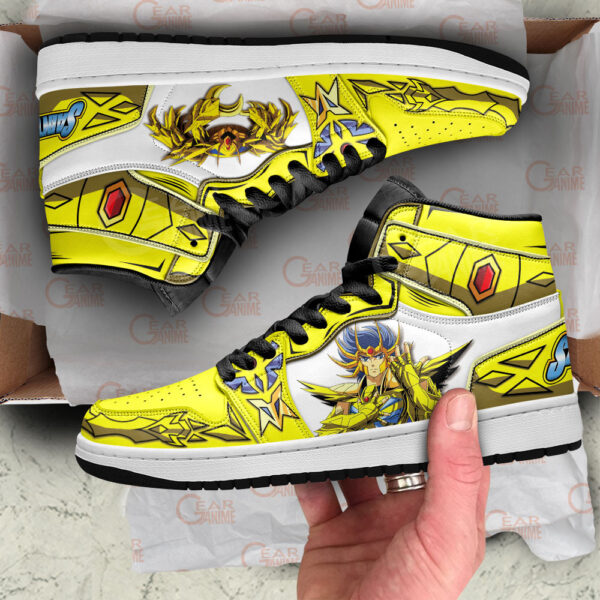 Baskets montantes Air Jordan Deathmask – Chaussures montantes Saint Seiya – Image 2