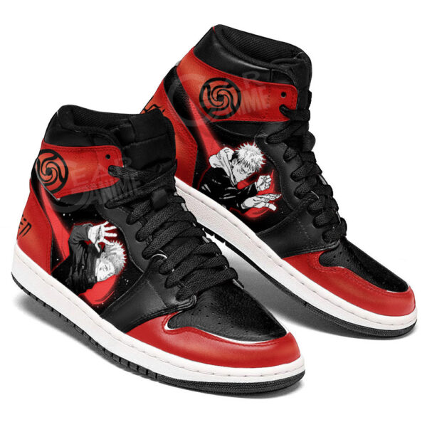 Baskets montantes Air Jordan Yuji Itadori – Chaussures montantes Jujutsu Kaisen – Image 2