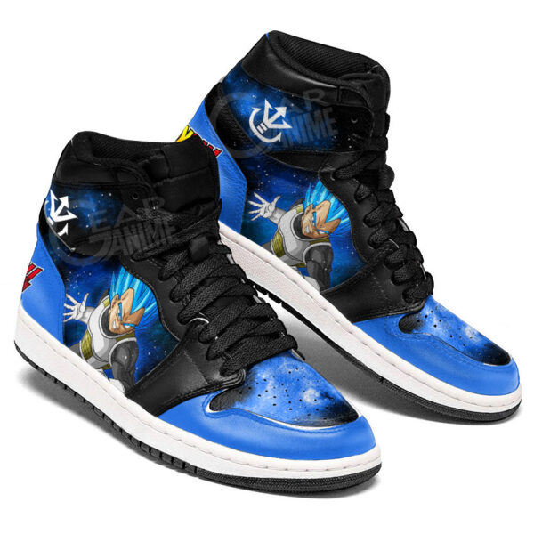Baskets montantes Air Jordan Vegeta Blue – Chaussures montantes Dragon Ball – Image 2