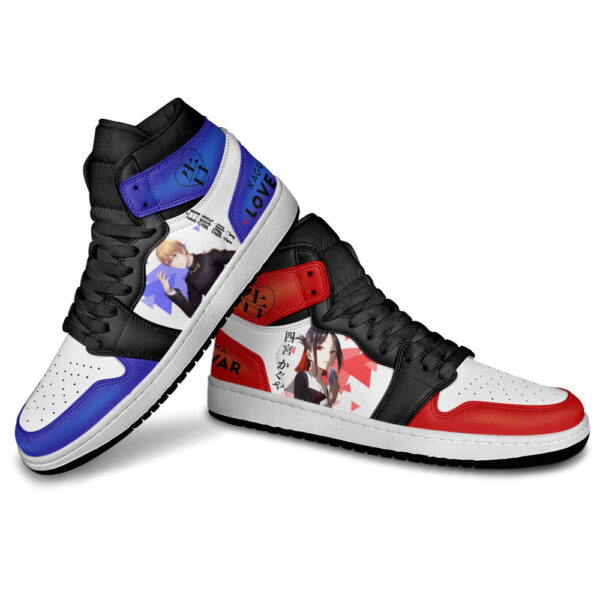 Baskets montantes Air Jordan Kaguya Shinomiya et Miyuki Shirogane – Chaussures montantes Kaguya-sama : Love is War – Image 3