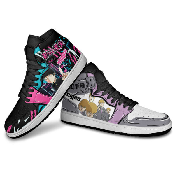 Baskets montantes Air Jordan Arataka Reigen et Shigeo Kageyama – Chaussures montantes Mob Psycho 100 – Image 3