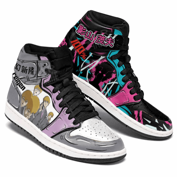 Baskets montantes Air Jordan Arataka Reigen et Shigeo Kageyama – Chaussures montantes Mob Psycho 100 – Image 4