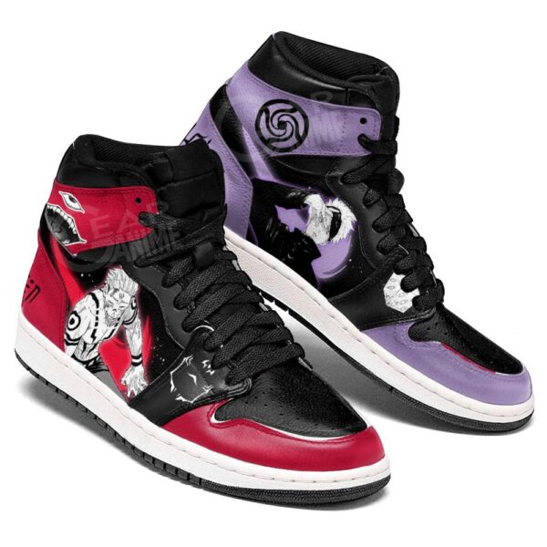 Baskets montantes Air Jordan Gojo et Sukuna – Chaussures montantes Jujutsu Kaisen – Image 2