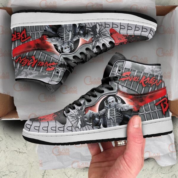 Baskets montantes Air Jordan The Skull Knight – Chaussures montantes Berserk – Image 4