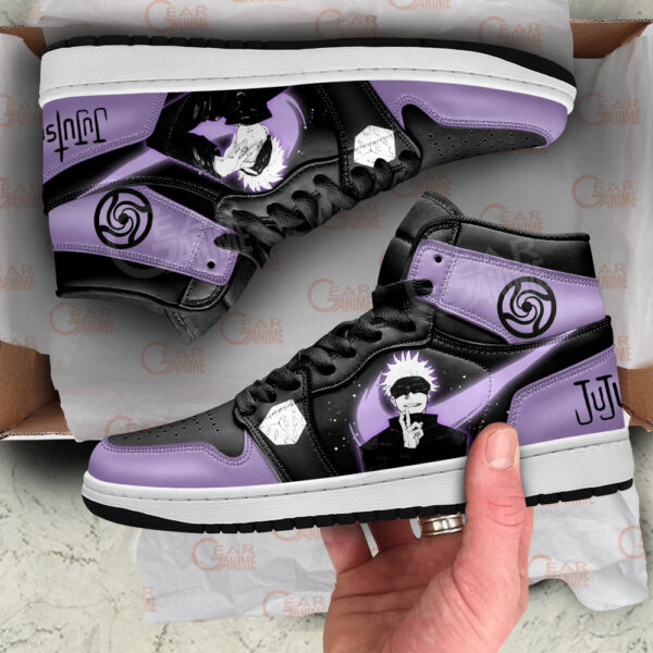Baskets montantes Air Jordan Satoru Gojo – Chaussures montantes Jujutsu Kaisen – Image 4