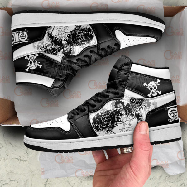 Baskets montantes Air Jordan Luffy Snakeman – Chaussures montantes One Piece – Image 4
