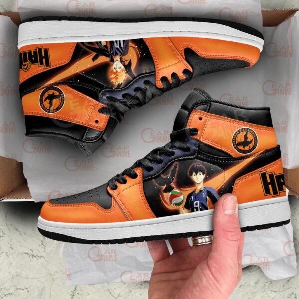 Baskets montantes Air Jordan Shoyo Hinata et Tobio Kageyama – Chaussures montantes Haikyuu – Image 4