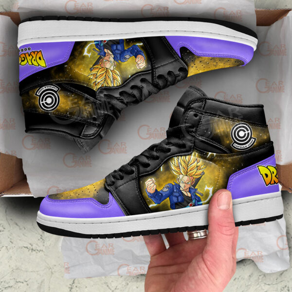 Baskets montantes Air Jordan Trunks Super Saiyan – Chaussures montantes Dragon Ball – Image 4