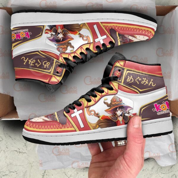 Baskets montantes Air Jordan Megumin – Chaussures montantes KonoSuba – Image 4
