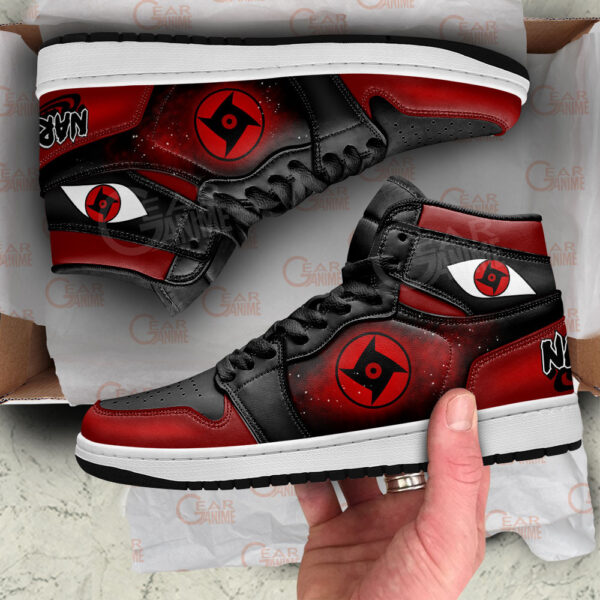 Baskets montantes Air Jordan Shisui (Mangekyô Sharingan) – Chaussures montantes Naruto – Image 4