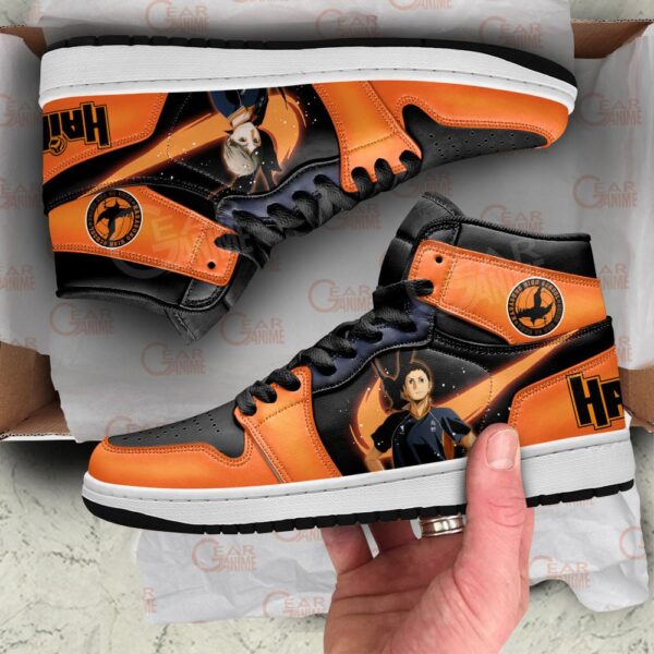 Baskets montantes Air Jordan Daichi Sawamura et Koushi Sugawara – Chaussures montantes Haikyuu – Image 4