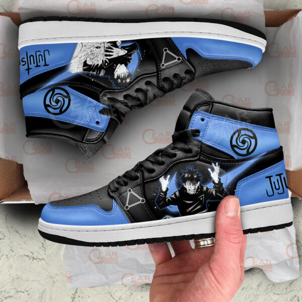 Baskets montantes Air Jordan Megumi Fushiguro – Chaussures montantes Jujutsu Kaisen – Image 4