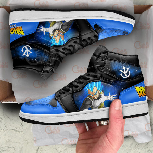 Baskets montantes Air Jordan Vegeta Blue – Chaussures montantes Dragon Ball – Image 4