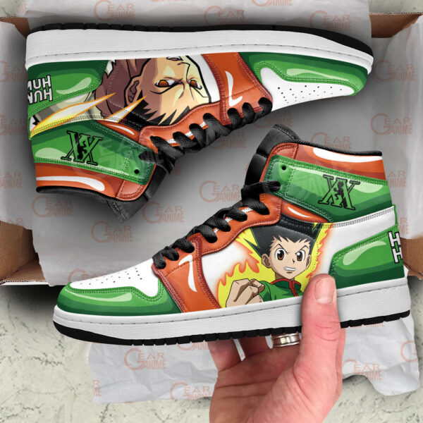 Baskets montantes Air Jordan Gon Freecss – Chaussures montantes Hunter x Hunter – Image 2