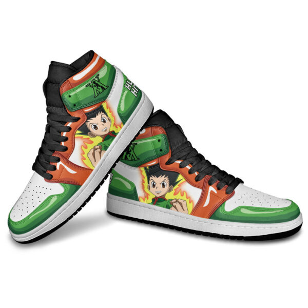 Baskets montantes Air Jordan Gon Freecss – Chaussures montantes Hunter x Hunter – Image 3