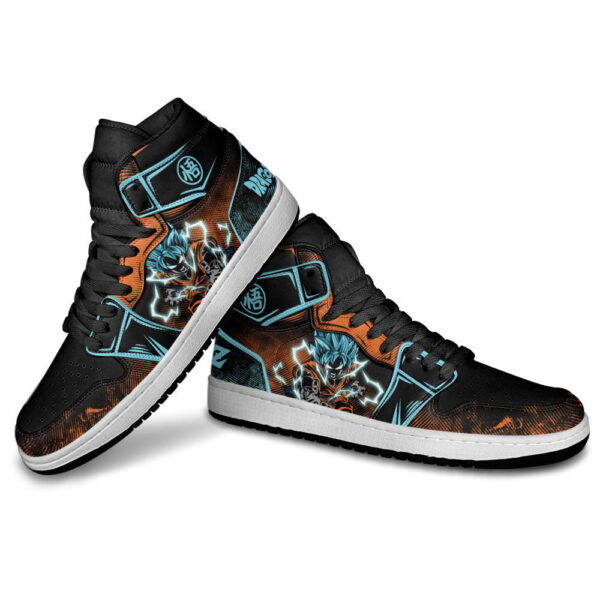 Baskets montantes Air Jordan Goku Blue – Chaussures montantes Dragon Ball – Image 3