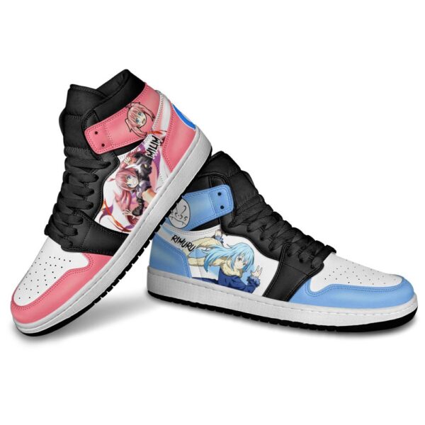 Baskets montantes Air Jordan Rimuru Tempest et Milim Nava – Chaussures montantes Moi, quand je me réincarne en Slime – Image 2