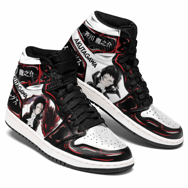 Baskets montantes Air Jordan Ryunosuke Akutagawa – Chaussures montantes Bungô Stray Dogs – Image 3
