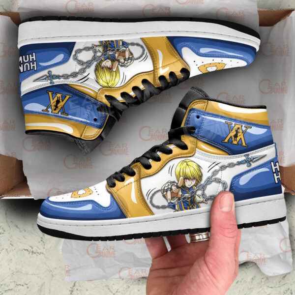 Baskets montantes Air Jordan Kurapika – Chaussures montantes Hunter x Hunter – Image 2
