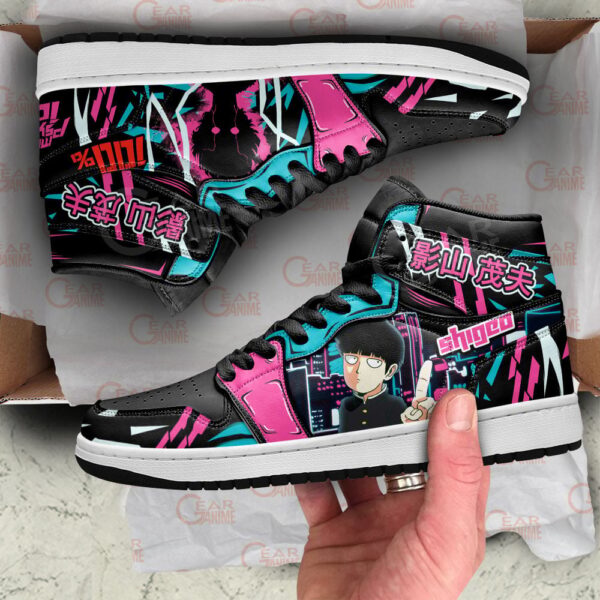 Baskets montantes Air Jordan Shigeo Kageyama – Chaussures montantes Mob Psycho 100 – Image 2