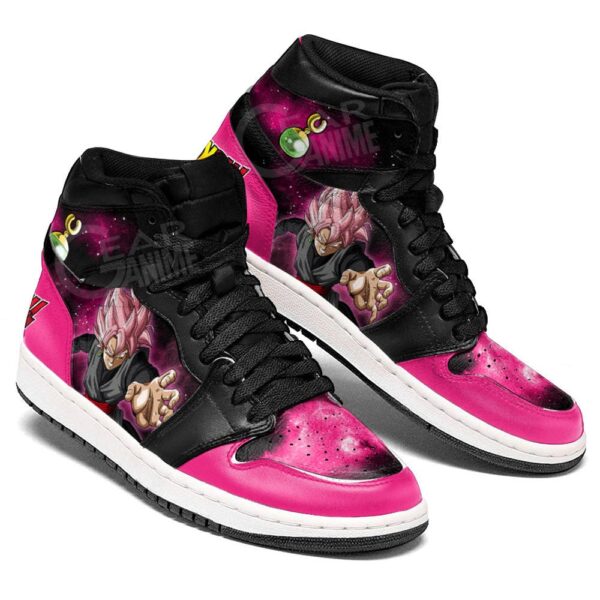 Baskets montantes Air Jordan Goku Black Rose – Chaussures montantes Dragon Ball – Image 2