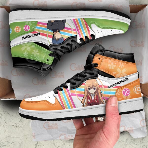 Baskets montantes Air Jordan Taiga Aisaka et Ryuuji Takasu – Chaussures montantes Toradora! – Image 4