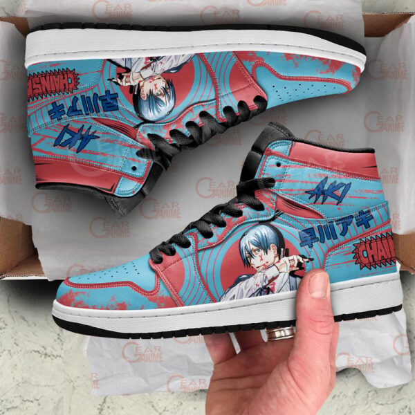 Baskets montantes Air Jordan Aki Hayakawa – Chaussures montantes Chainsaw Man – Image 2