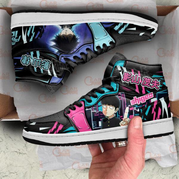 Baskets montantes Air Jordan Ritsu et Shigeo Kageyama – Chaussures montantes Mob Psycho 100 – Image 2