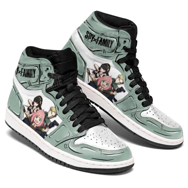 Baskets montantes Air Jordan La famille Forger – Chaussures montantes Spy x Family – Image 2