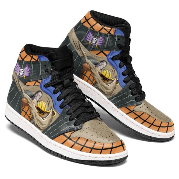 Baskets montantes Air Jordan Crocodile – Chaussures montantes One Piece – Image 2