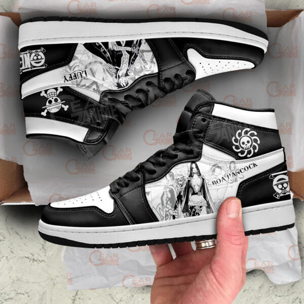 Baskets montantes Air Jordan Boa Hancock et Luffy – Chaussures montantes One Piece – Image 4