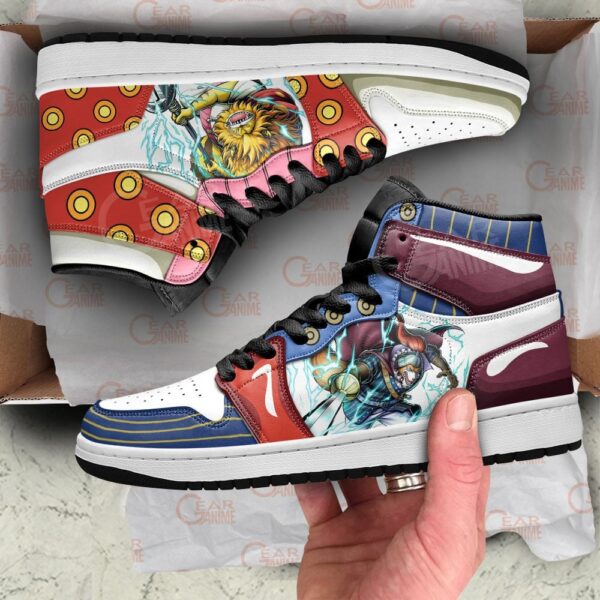 Baskets montantes Air Jordan Inuarashi et Nekomamushi – Chaussures montantes One Piece – Image 2
