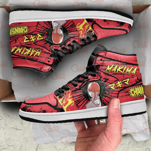 Baskets montantes Air Jordan Makima – Chaussures montantes Chainsaw Man – Image 2