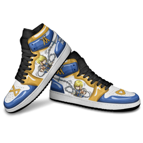 Baskets montantes Air Jordan Kurapika – Chaussures montantes Hunter x Hunter – Image 3