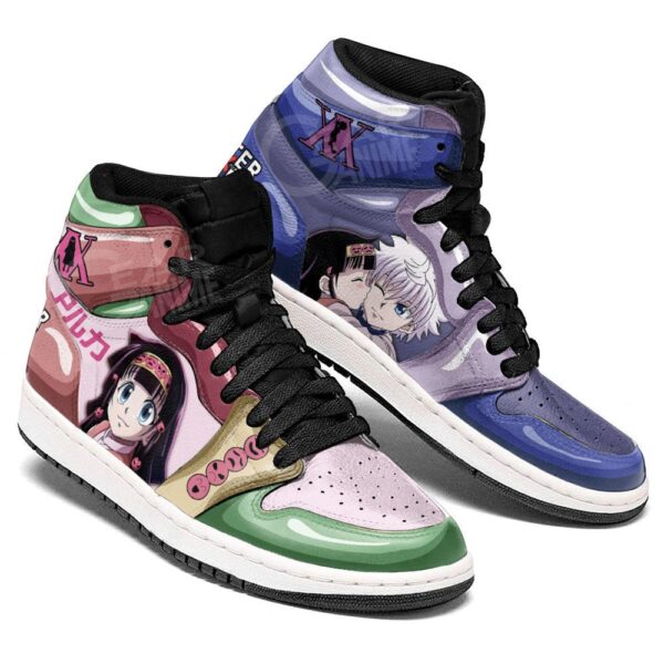 Baskets montantes Air Jordan Killua et Alluka Zoldyck – Chaussures montantes Hunter x Hunter – Image 3