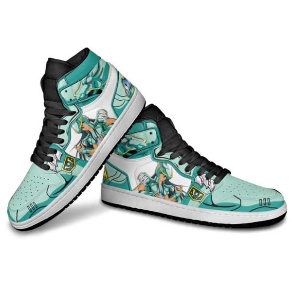 Baskets montantes Air Jordan Dragon Shiryu – Chaussures montantes Saint Seiya – Image 4