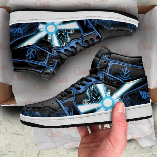 Baskets montantes Air Jordan Vegeta Blue – Chaussures montantes Dragon Ball – Image 2