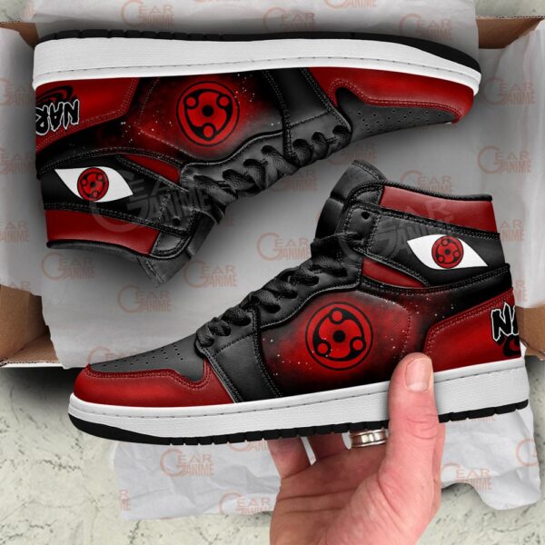 Baskets montantes Air Jordan Madara (Mangekyô Sharingan) – Chaussures montantes Naruto – Image 4