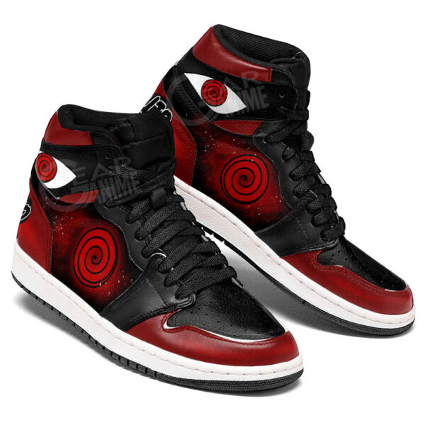 Baskets montantes Air Jordan Indra Otsutsuki (Mangekyô Sharingan) – Chaussures montantes Naruto – Image 2