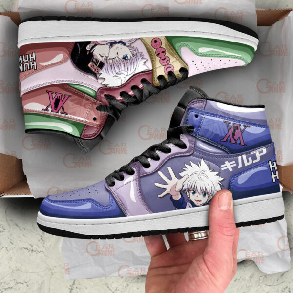 Baskets montantes Air Jordan Killua et Alluka Zoldyck – Chaussures montantes Hunter x Hunter – Image 2