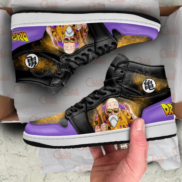 Baskets montantes Air Jordan Tortue Géniale – Chaussures montantes Dragon Ball – Image 4