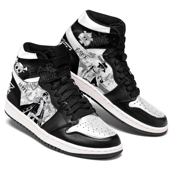 Baskets montantes Air Jordan Luffy et Ace – Chaussures montantes One Piece – Image 2
