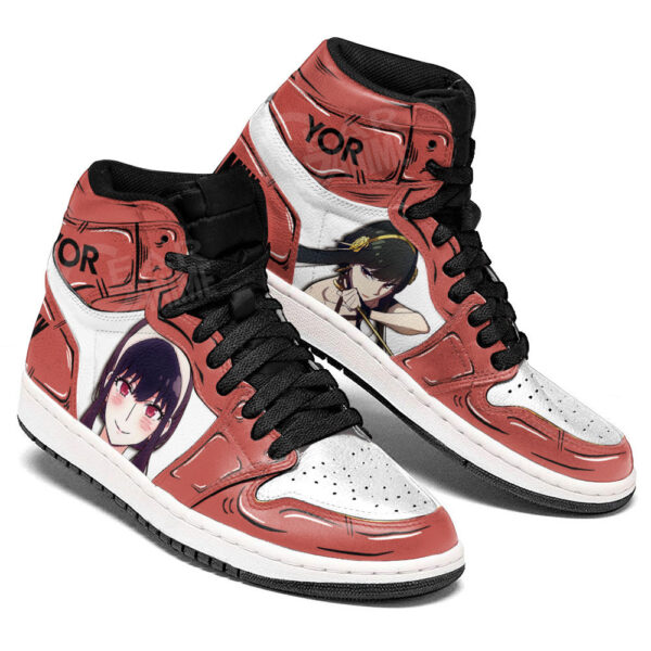 Baskets montantes Air Jordan Yor Forger – Chaussures montantes Spy x Family – Image 3