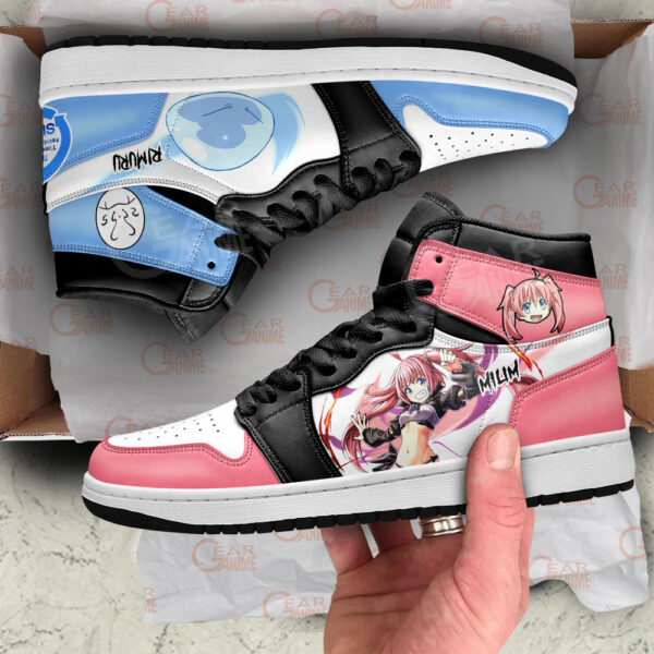 Baskets montantes Air Jordan Rimuru Tempest et Milim Nava – Chaussures montantes Moi, quand je me réincarne en Slime – Image 4