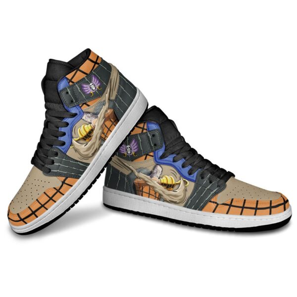 Baskets montantes Air Jordan Crocodile – Chaussures montantes One Piece – Image 3