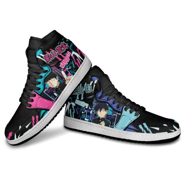 Baskets montantes Air Jordan Ritsu et Shigeo Kageyama – Chaussures montantes Mob Psycho 100 – Image 4